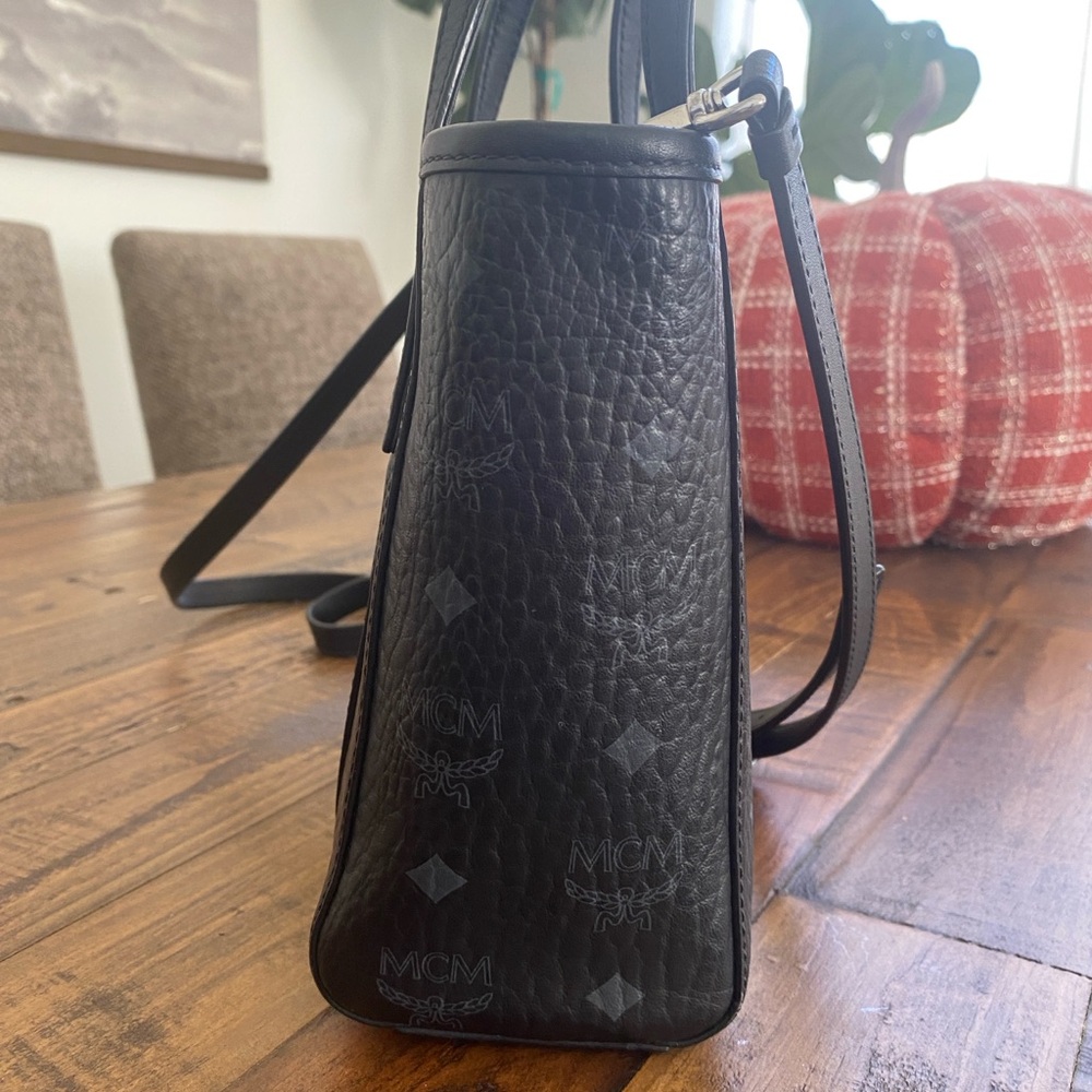 MCM Mini Toni Top Zip Shopper Tote - Picture 7 of 8
